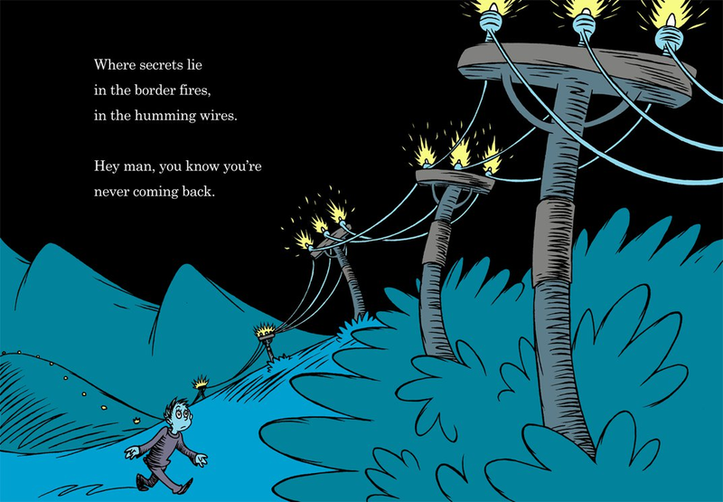 Illustration for article titled Nick Cave’s “Red Right Hand” gets a whimsical Dr. Seuss makeover